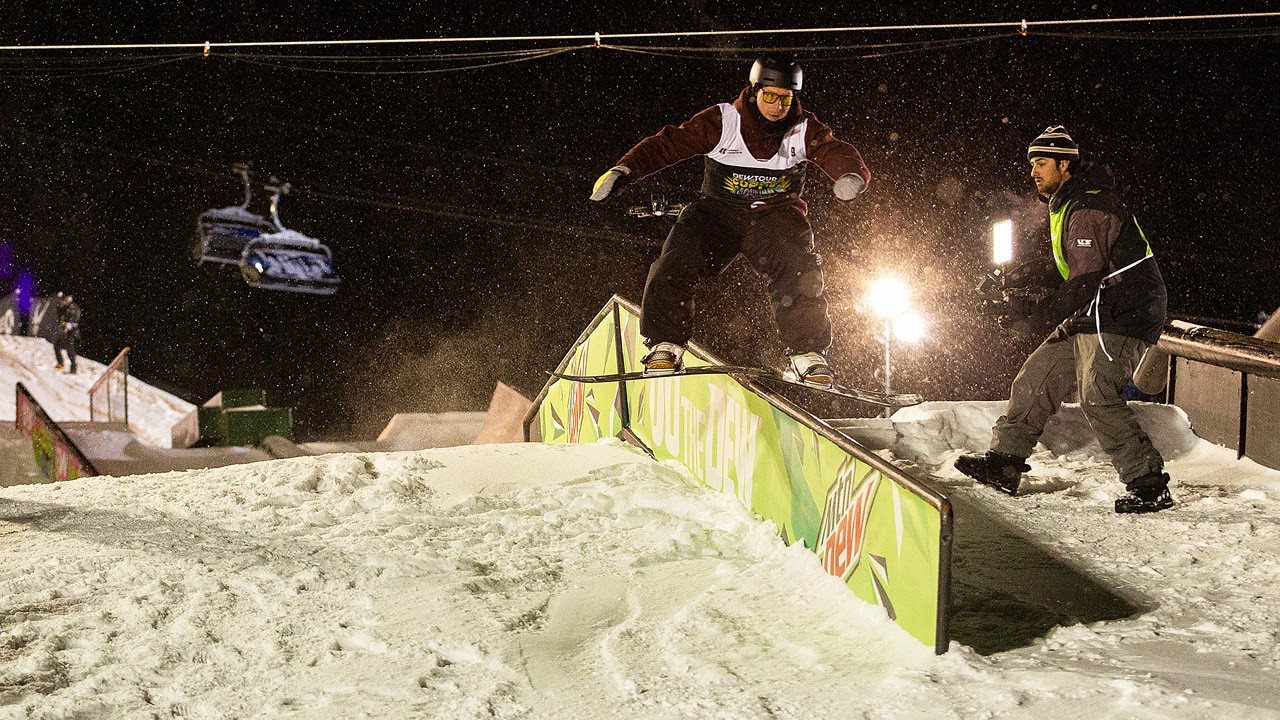 Nate Haust, Benny Milam, Lenny Mazzotti Snowboard Super Streetstyle Highlight | Dew Tour Copper 2023