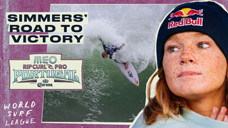Caitlin Simmers' First CT Victory At The 2023 MEO Rip Curl Pro Portugal