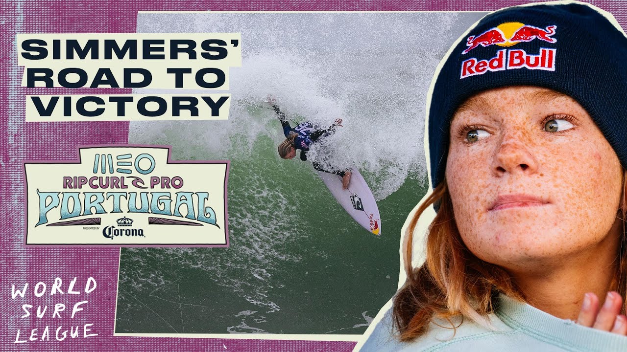 Caitlin Simmers' First CT Victory At The 2023 MEO Rip Curl Pro Portugal