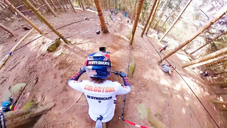 Crazy Mountain Bike POV (That shows how ROUGH racing is!)