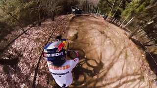 Crazy Mountain Bike POV (That shows how ROUGH racing is!)