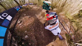 Crazy Mountain Bike POV (That shows how ROUGH racing is!)