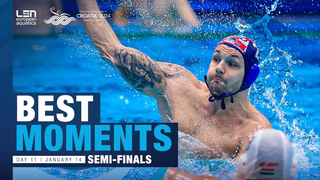 Highlights: Men's Semi-Finals at European Water Polo Championships 2024