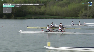 Cazaubon 2023 - Finale A - Deux Sans Barreur Junior Femme