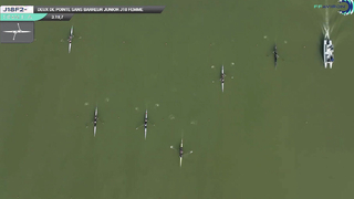 Cazaubon 2023 - Finale A - Deux Sans Barreur Junior Femme