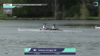 Cazaubon 2023 - Finale A - Deux Sans Barreur Junior Femme