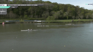 Cazaubon 2023 - Finale A - Deux Sans Barreur Junior Femme