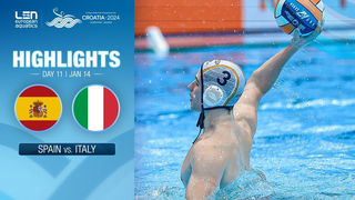 Spain vs. Italy Highlights | Semi Finals | European Water Polo Championships 2024