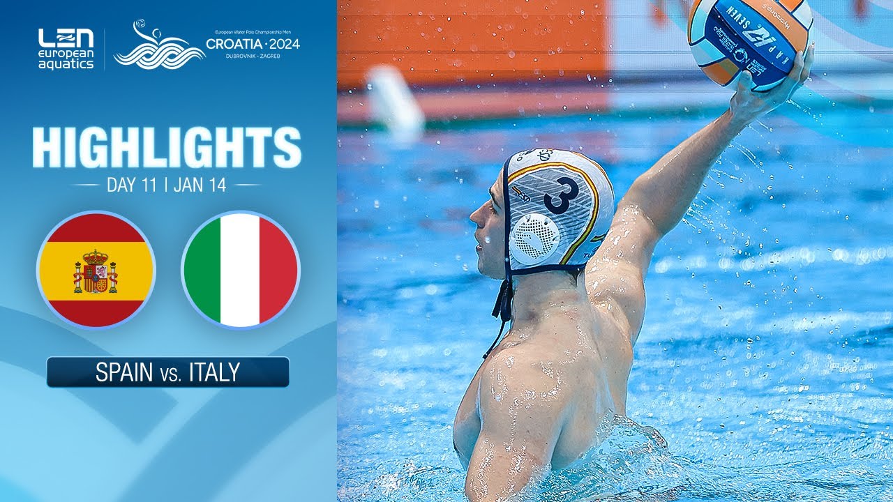 Spain vs. Italy Highlights | Semi Finals | European Water Polo Championships 2024