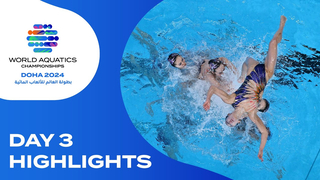 Day 3 | Highlights | World Aquatics Championships - Doha 2024