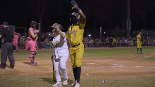 Banana Nana Takes At-Bat for the Savannah Bananas