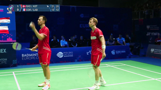 Match point - Denmark vs France - Men’s Doubles #1 - Final - EMTC 2024