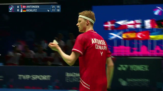 Match point - Denmark vs Germany - Men’s Singles #1 - Semi Final - EMTC 2024