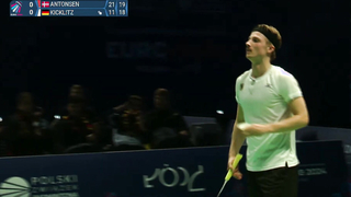 Match point - Denmark vs Germany - Men’s Singles #1 - Semi Final - EMTC 2024