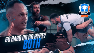 They promise a real BATTLE! Preparing for the game WARRIORS vs EVOLVE #Wrestball