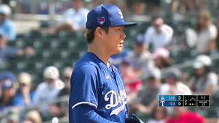 Hot Start: Yoshinobu Yamamoto strikes out 3 batters