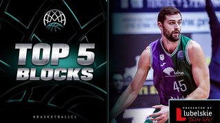 Top 5 Blocks of January | Basketball Champions League 2023-24
