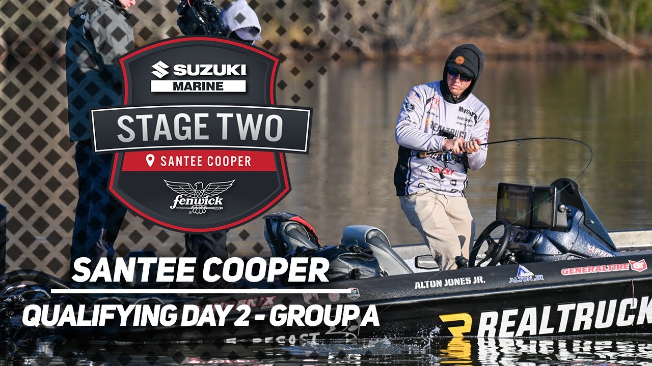 Bass Pro Tour | Stage Two | Santee Cooper | Qualifying Day 2 - Group A Highlights