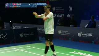 Match point - Denmark vs Germany - Men’s Singles #2 - Semi Final - EMTC 2024