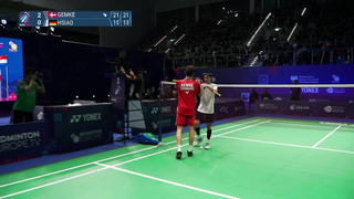 Match point - Denmark vs Germany - Men’s Singles #2 - Semi Final - EMTC 2024