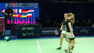 Match point - Denmark vs France - Women’s Doubles #2 - Semi Final - EWTC 2024