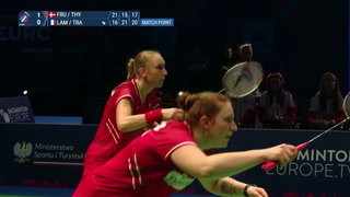 Match point - Denmark vs France - Women’s Doubles #1 - Semi Final - EWTC 2024
