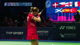 Match point - Denmark vs France - Women’s Doubles #1 - Semi Final - EWTC 2024