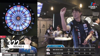 YONG SEOK KIM vs MIN SEOK CHOI FINAL, 2023 SOFT DARTS PROFESSIONAL TOUR KOREA 6차