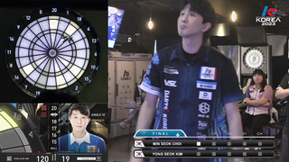YONG SEOK KIM vs MIN SEOK CHOI FINAL, 2023 SOFT DARTS PROFESSIONAL TOUR KOREA 6차