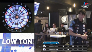 YONG SEOK KIM vs MIN SEOK CHOI FINAL, 2023 SOFT DARTS PROFESSIONAL TOUR KOREA 6차