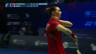 Match point - Denmark vs France - Women’s Singles #1 - Semi Final - EWTC 2024