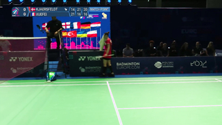 Match point - Denmark vs France - Women’s Singles #1 - Semi Final - EWTC 2024
