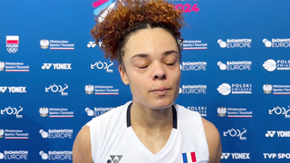 "We are a team, we fight for each other" - Léonice Huet after winning the match for France
