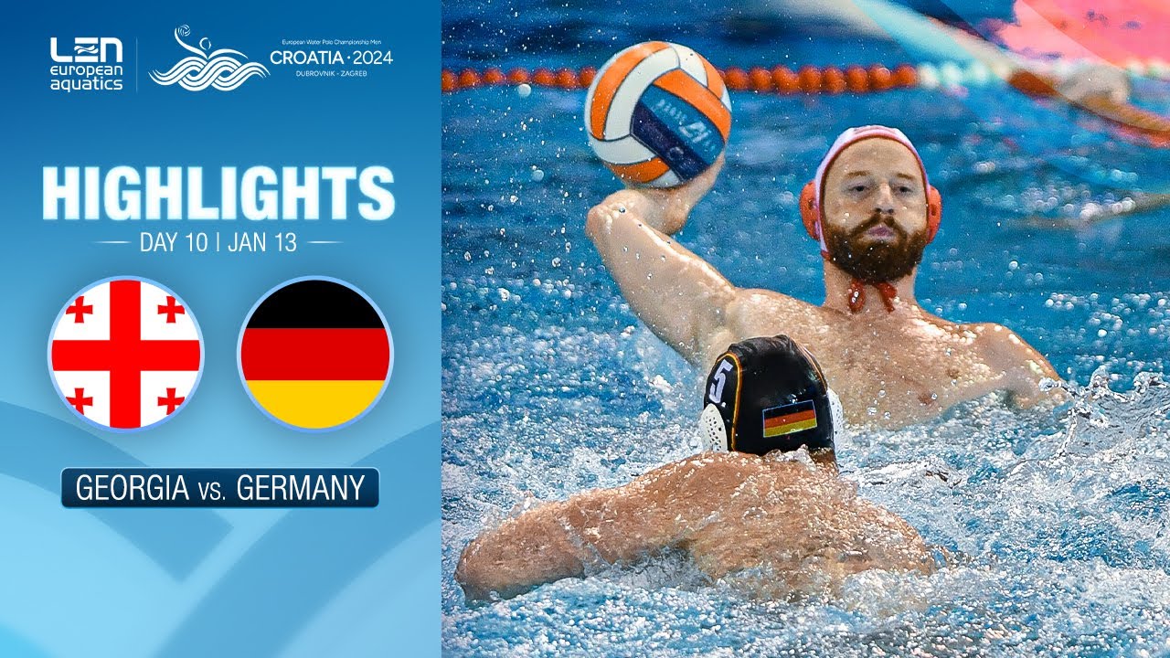 Georgia vs. Germany Highlights | Classifications | European Water Polo Championships 2024