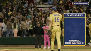 Final 2:56 EXCITING Bananas Win from Mic'd Up Pitcher