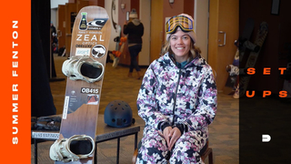 Setups: Summer Fenton Arbor Snowboard+Bindings, O’Neill Outerwear and Deelux Boots