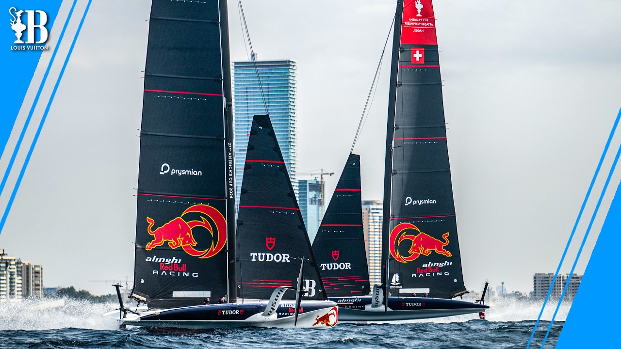 Swiss ESCAPE WINTER with Two-Boat Training in Jeddah | Day Summary - 17th January | America's Cup
