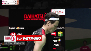 DAIHATSU Indonesia Masters 2024 | Top Backhands of the Week
