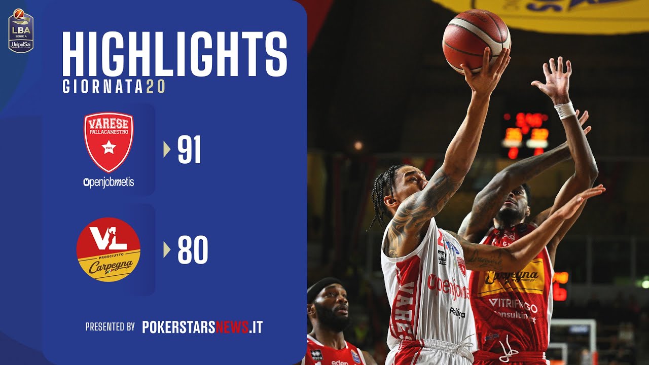 Openjobmetis Varese - Carpegna Prosciutto Pesaro | Serie A UnipolSai 2023/24