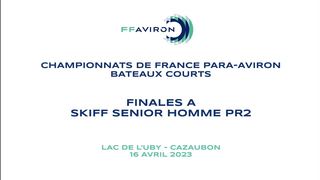 Cazaubon 2023 - Final A - Men's Senior Skiff PR2