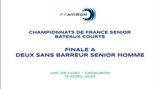 Cazaubon 2023 - Final A - Men's Senior Double Sculls