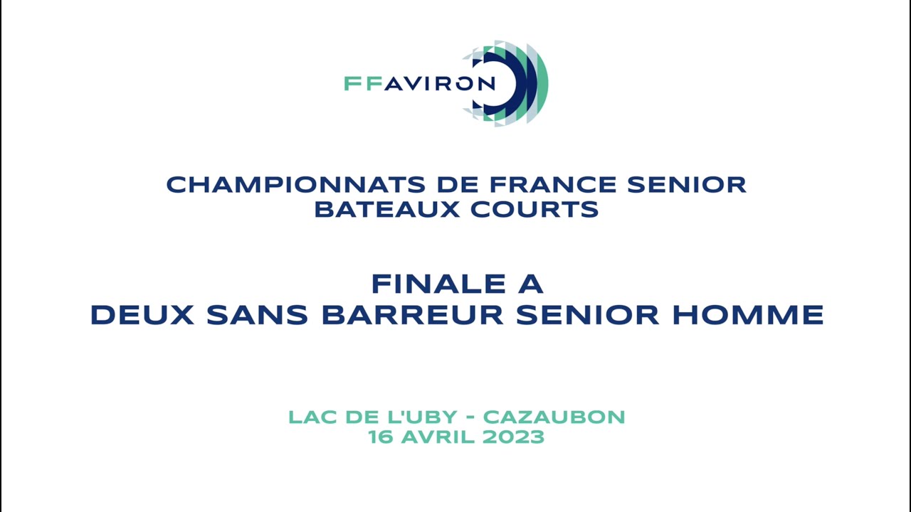 Cazaubon 2023 - Final A - Men's Senior Double Sculls