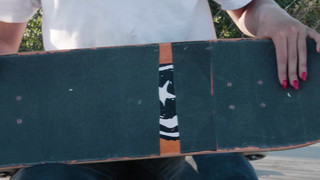 Setups: Ruby Lilley Rides Popsicle Shaped Foundation Skateboard, Ace Trucks + Bones Wheels