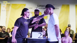 ‘Shamokin Thunder Clap’ vs ‘the Slim Reaper’ at SlapFIGHT Championship