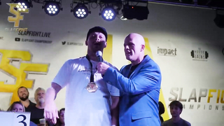 ‘Shamokin Thunder Clap’ vs ‘the Slim Reaper’ at SlapFIGHT Championship