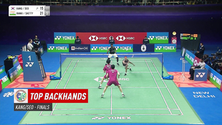 YONEX SUNRISE India Open 2024 | Top Backhands of the Week