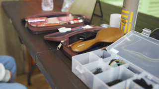 A sneak peek into the shooting scene of the A-League, a cute moment.