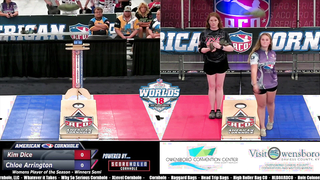 Kim Dice vs Chloe Arrington - Women Player of the Season - Winners Semi Final - ACO Worlds 18