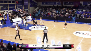 Lattes-Montpellier v Besiktas | Quarter-Finals | Highlights | EuroCup Women 2023-24