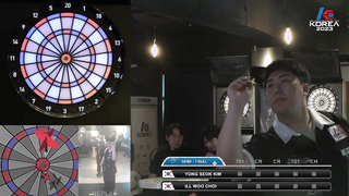 YONG SEOK KIM vs ILL WOO CHOI SEMI-FINAL, 2023 SOFT DARTS PROFESSIONAL TOUR KOREA 5차